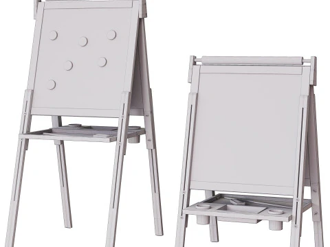 Easel Janod 3 colors 3D Model