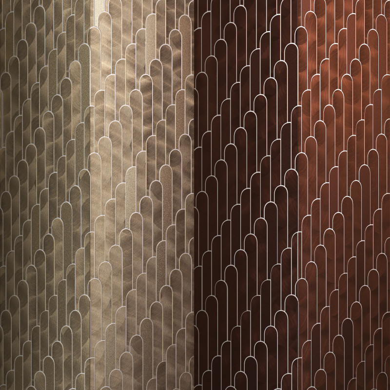 Lantic Colonial DIGIT Gold and Copper tiles 3D Модель .c4d .max .obj .3ds .fbx .stl .blend 