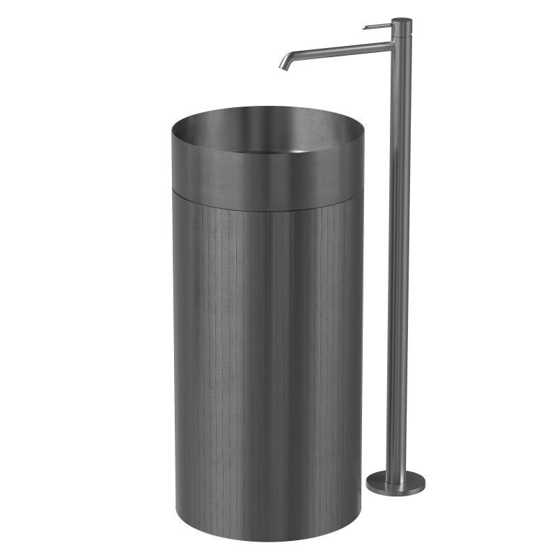 Washbasin Noken Roma basin mixer Noken Round 3D Model .c4d .max .obj .3ds .fbx .stl .blend