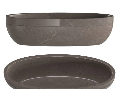 Bathtub Picat Bathtub Lantik Kolonial Model 3D