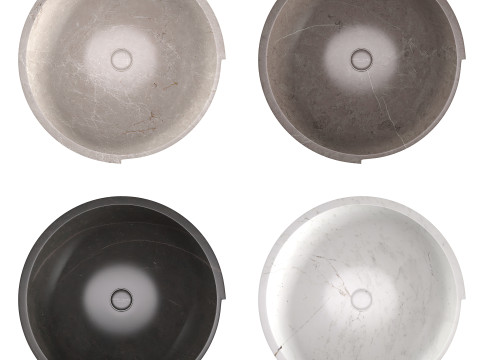 Picat Texture LAntic Colonial Washbasin 3D Model