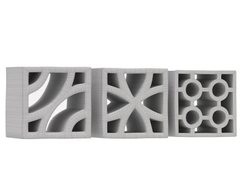 Terratinta ceramic blocks 3D Model