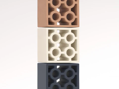 Terratinta ceramic blocks 3D Model