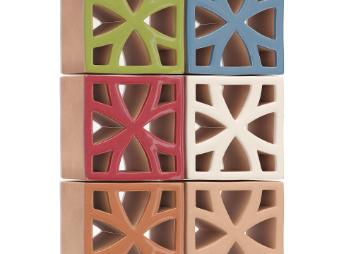 Bloques cerámicos Terratinta. Modelo 3D
