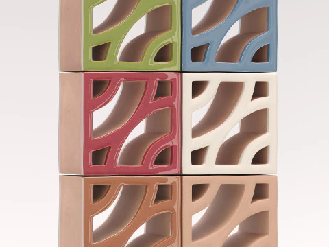 Terratinta ceramic blocks 3D Model
