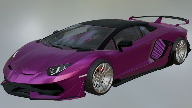 Aventador 3D Model .c4d .max .obj .3ds .fbx .stl .blend 