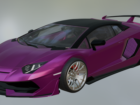Aventador 3Dモデル