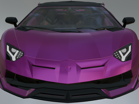 Aventador 3Dモデル