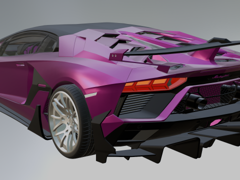 Aventador 3Dモデル