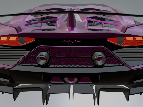 Aventador 3Dモデル