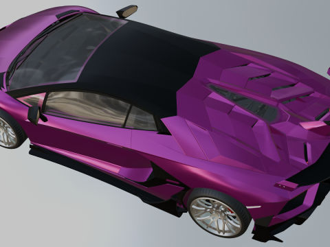 Aventador 3Dモデル