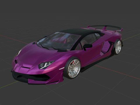 Aventador 3D Model