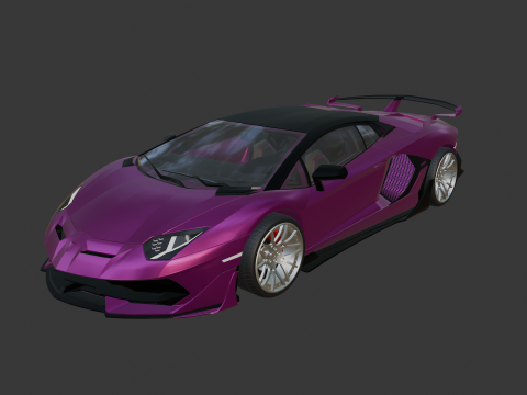 Aventador 3Dモデル