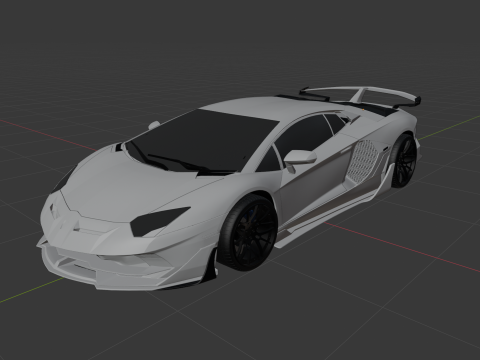 Aventador 3Dモデル