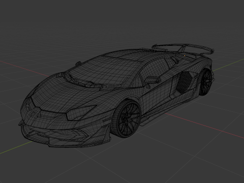 Aventador 3Dモデル