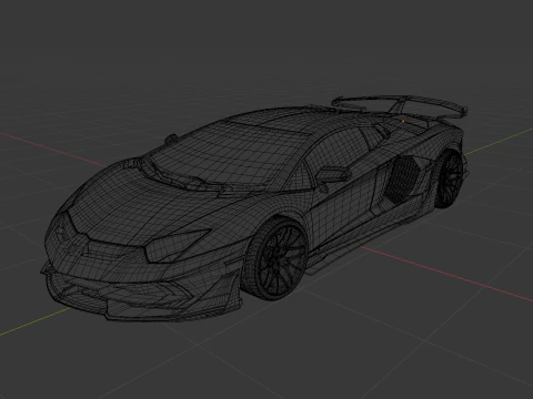 Aventador 3D Model