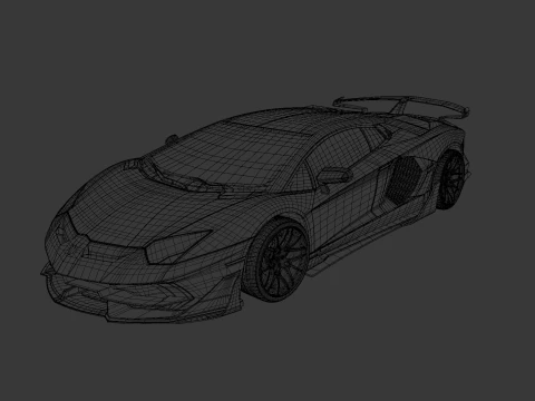 Aventador 3D Model