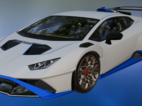 Huracan 3Dモデル