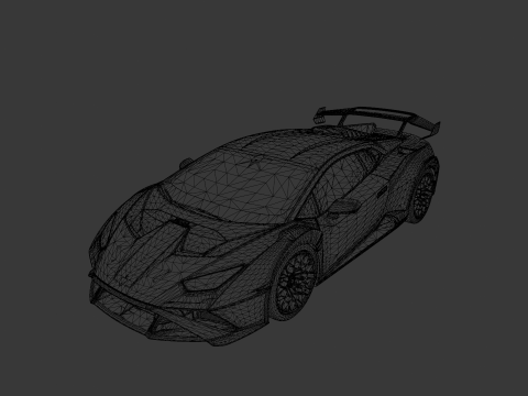 Huracan Modèle 3D