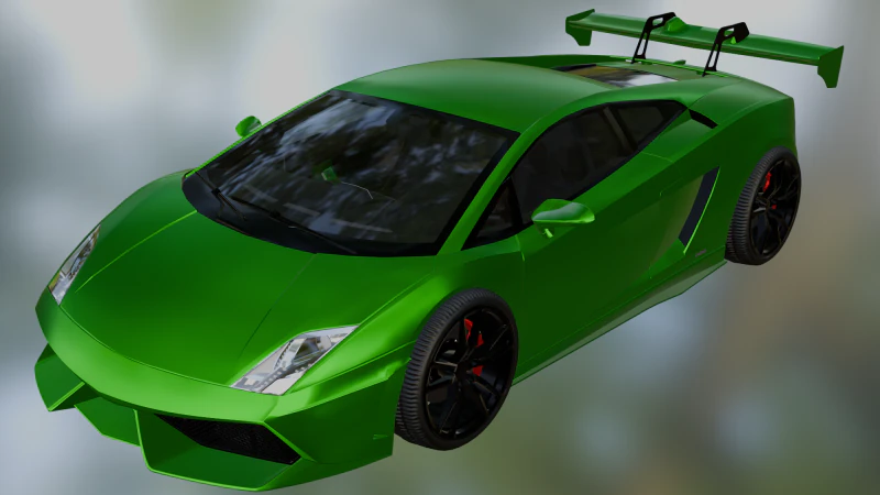 Gallardo 3D Model .c4d .max .obj .3ds .fbx .stl .blend 