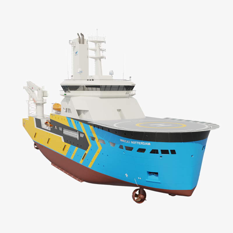 CSOV Wincat Offshore Model 3D .c4d .max .obj .3ds .fbx .stl .blend