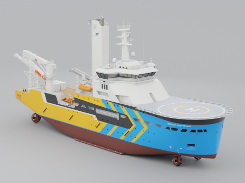 CSOV Wincat Offshore Model 3D