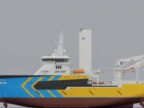 CSOV Wincat Offshore Model 3D