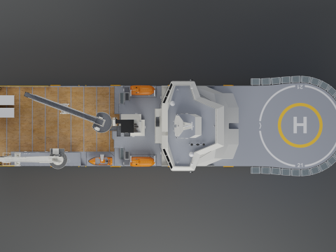 CSOV Wincat Offshore Model 3D