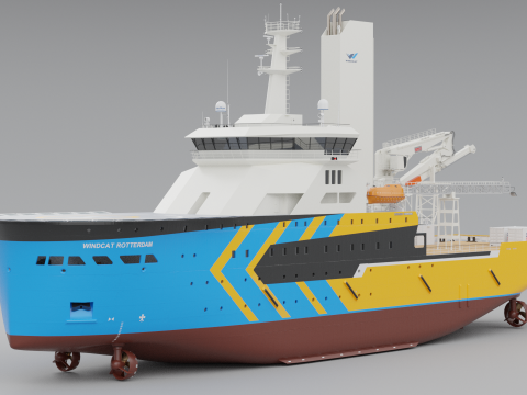 CSOV Wincat Offshore Model 3D