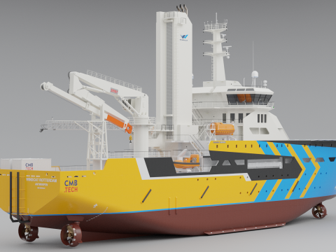 CSOV Wincat Offshore Model 3D
