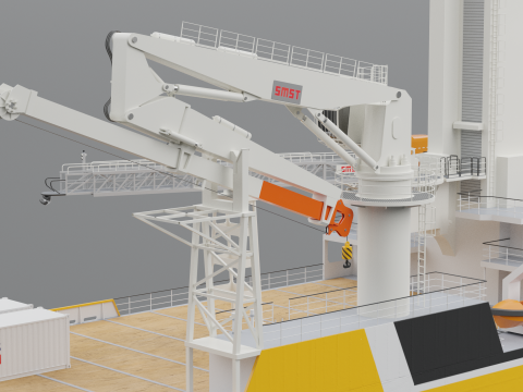 CSOV Wincat Offshore Model 3D
