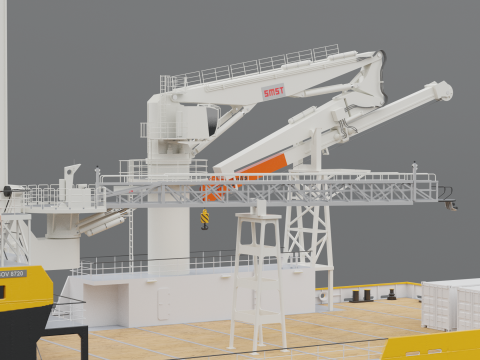 CSOV Wincat Offshore Model 3D