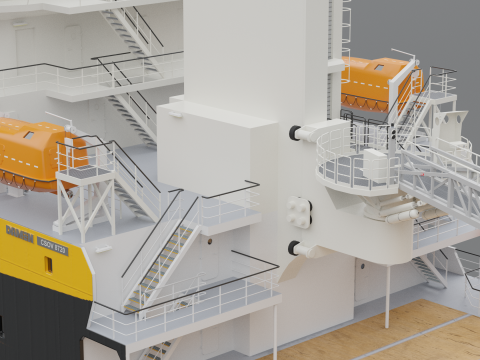 CSOV Wincat Offshore Model 3D