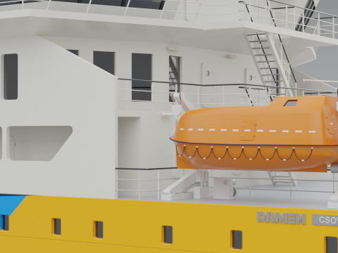 CSOV Wincat Offshore Model 3D