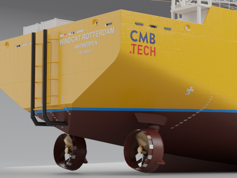 CSOV Wincat Offshore Model 3D