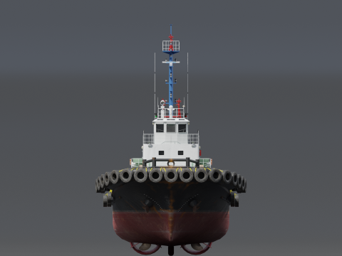 Tugboat 3D मॉडल
