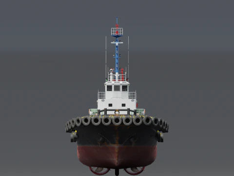 Tugboat 3D Model