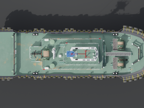 Tugboat 3D मॉडल