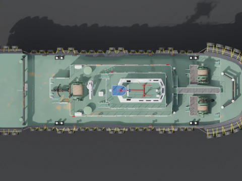 Tugboat 3D Model