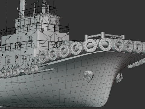 Tugboat 3D Model