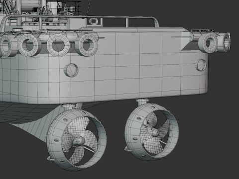 Tugboat 3D मॉडल