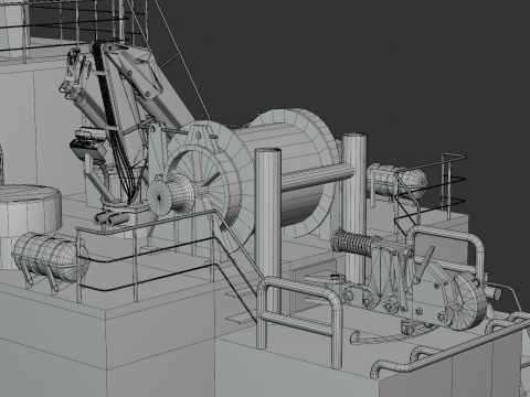 Tugboat 3D मॉडल