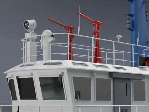 Tugboat 3D Model