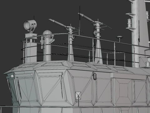 Tugboat 3D Model