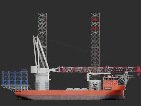 Jack-up Construction Model 3D