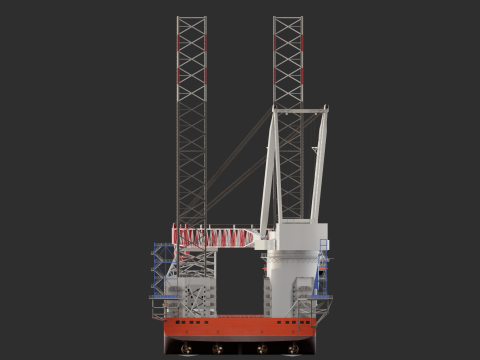 Jack-up Construction Model 3D