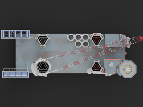 Jack-up Construction Model 3D