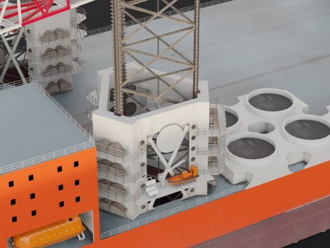Jack-up Construction Model 3D