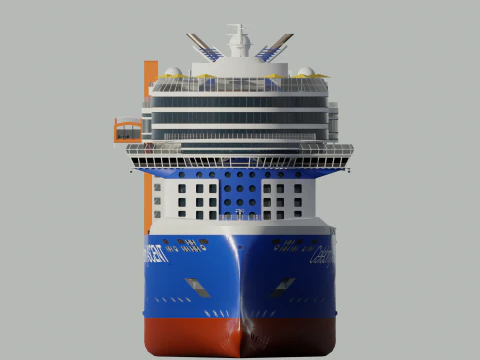 Cruise Ship Celebrity 3D Model