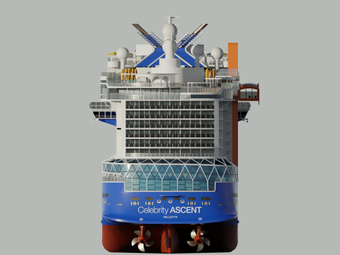 Cruise Ship Celebrity 3D 모델